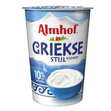 Almhof roeryoghurt, Franse magere kwark of Griekse stijl yoghurt